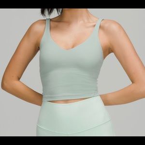 NWT Lululemon Align Tank - Cropped Length - Silver Blue - Sz 8